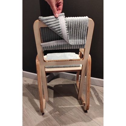 Adjustable Children Montessori Table and Chair Set Julle - Mint Green
