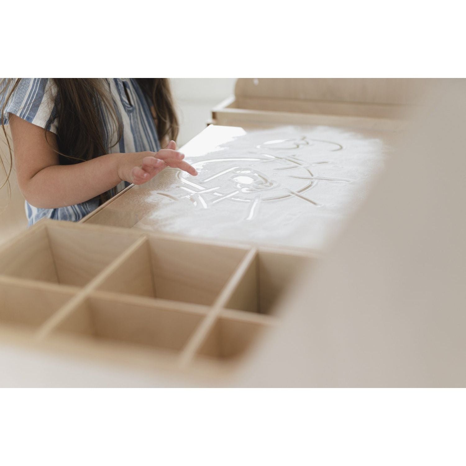 Adjustable Children Montessori Table and Chair Set Luula - Mint Green