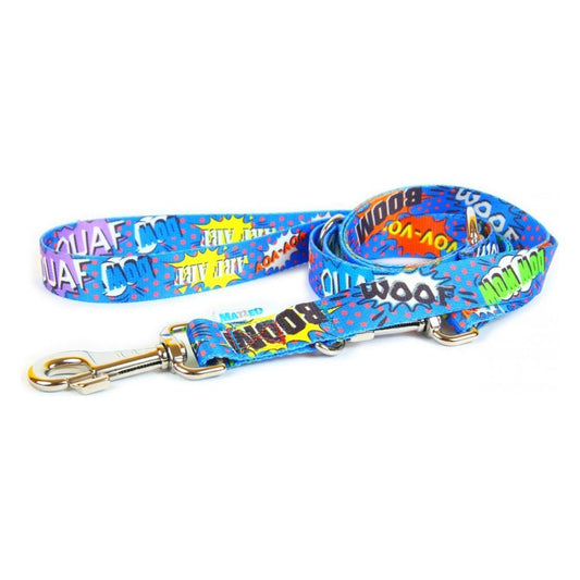 Adjustable Leash - Blue Graffiti