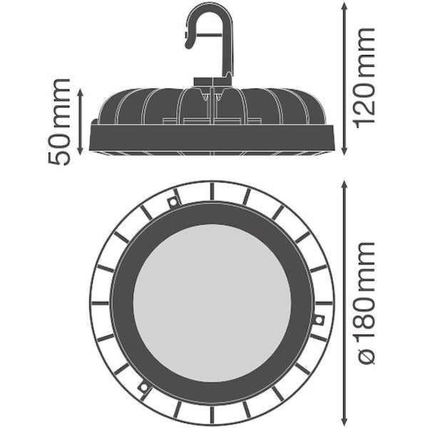 SYVÄSÄTEILIJÄ HIGH BAY VALUE HB COMP 10000LM 83W/840 110D