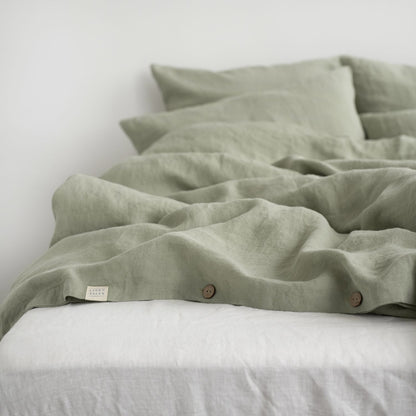 Pellava pussilakanasetti - Sage (Parivuode) - Linen Tales