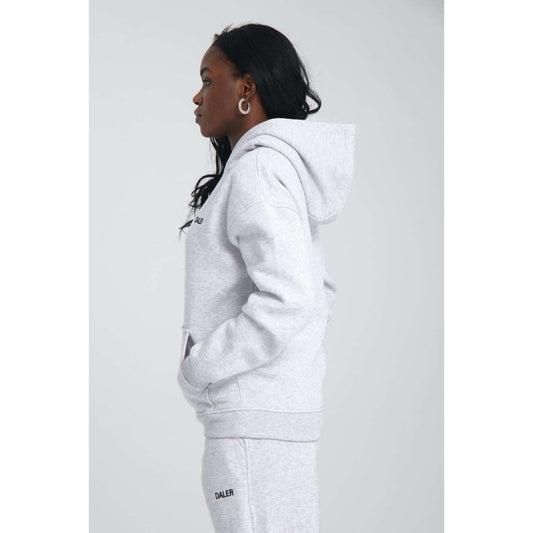 Basic Heavyweight Hoodie - Grey Melange
