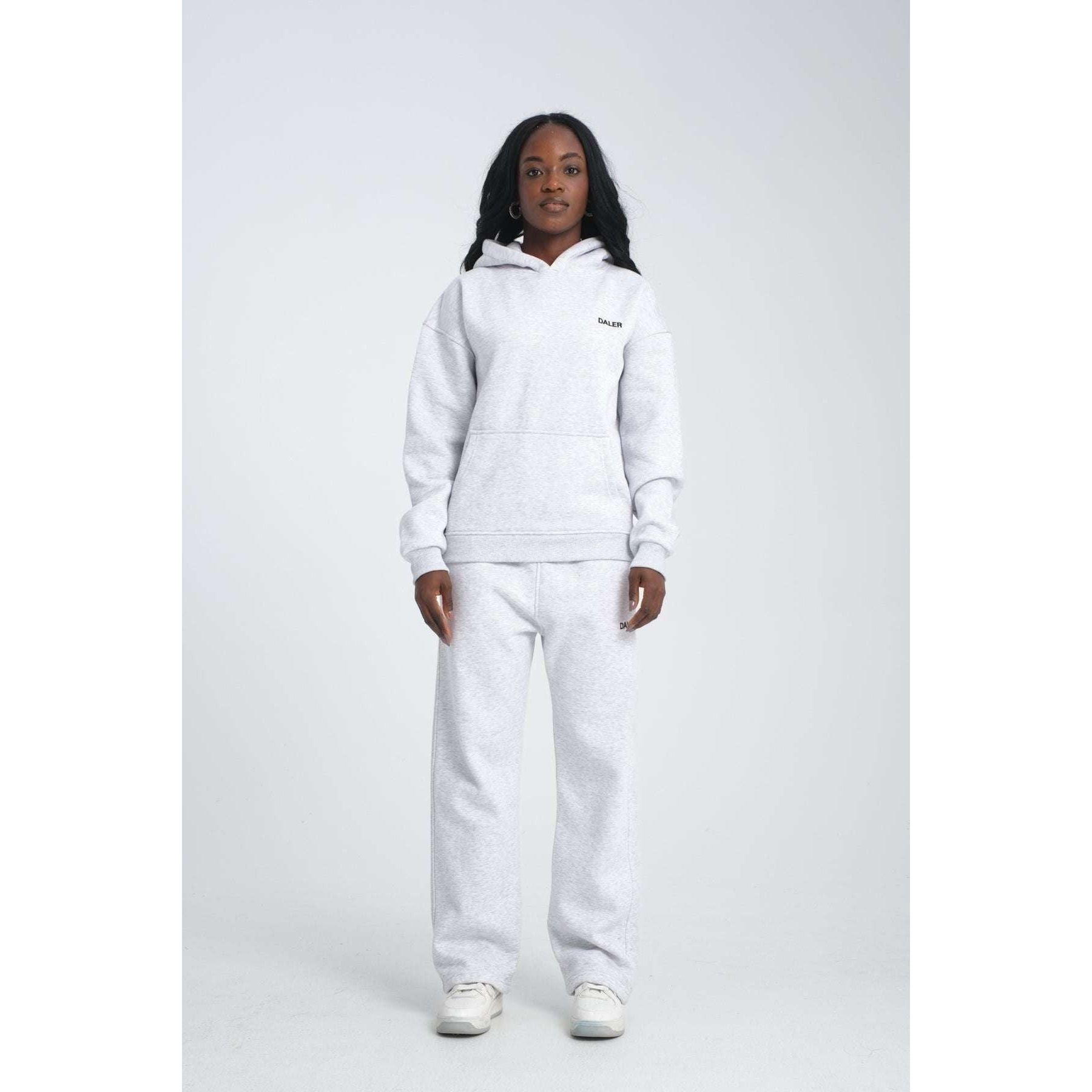 Basic Heavyweight Hoodie - Grey Melange