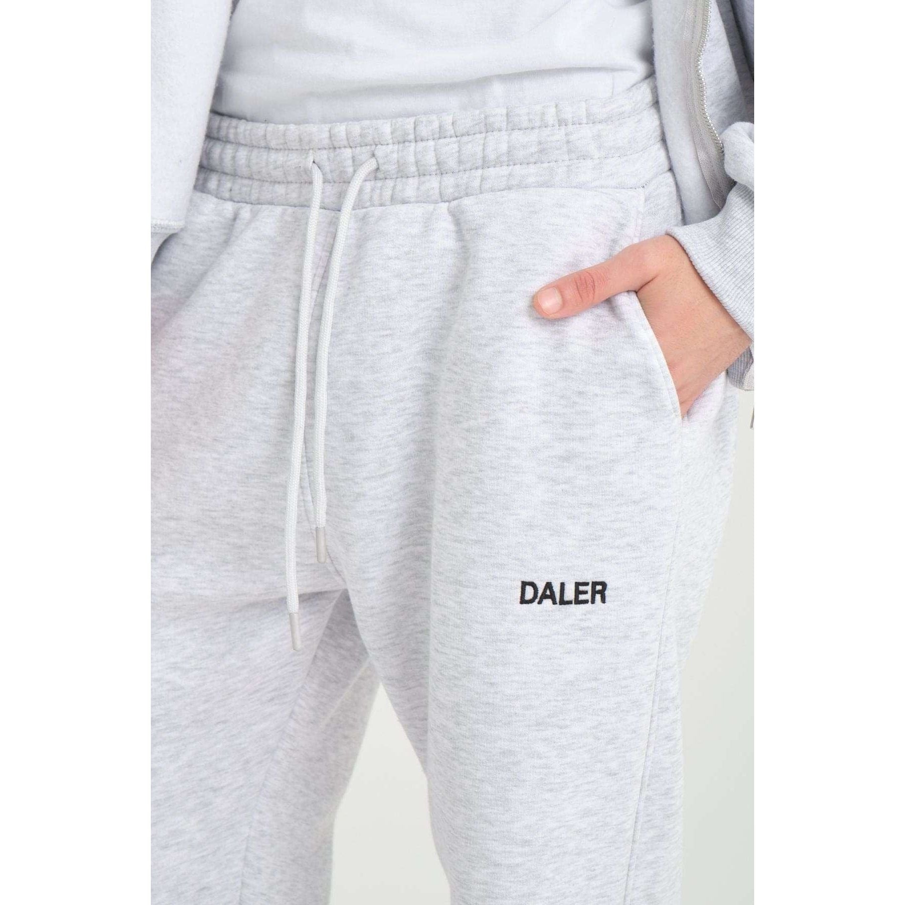 Basic Jogger Pants - Grey Melange