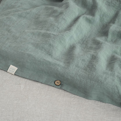 Pellava pussilakanasetti - Green Milieu (Parivuode) - Linen Tales