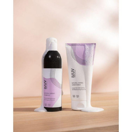 Natural Nourishing Shampoo with Plum Oil, 250 ml