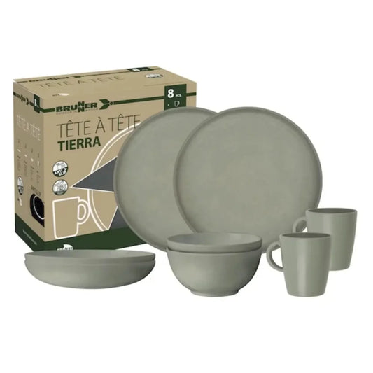 Brunner melamiiniastiasto Pla Tierra Forest, liukueste, 8 osaa | 0830143N.C14 | 8022068089249 | Kotikauppa | Brunner