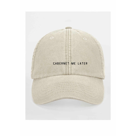 Cabernet Me Later Cap Adult