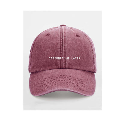Cabernet Me Later Cap Adult