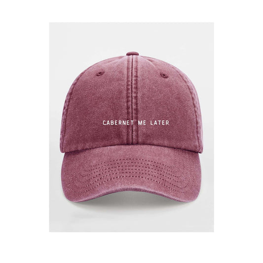 Cabernet Me Later Cap Adult