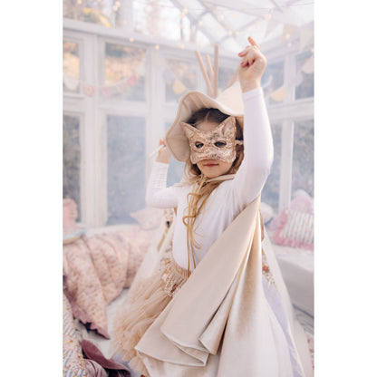 Cat Mask - Rose Gold Sequins