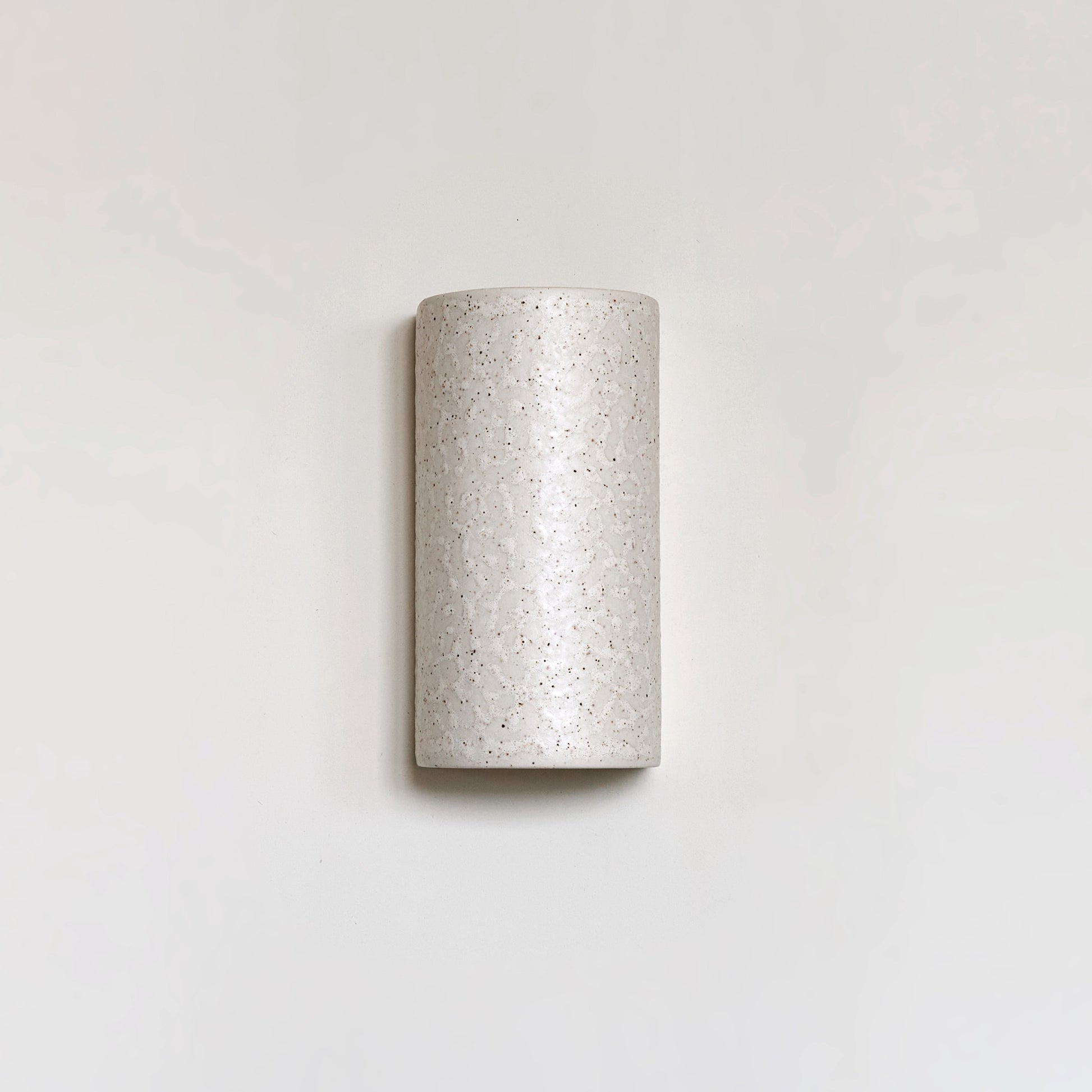 Ceramic wall light CURVE - Beige Spotted Brown