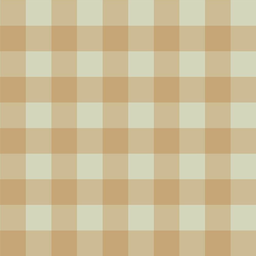 Check Brown Green Wallpaper