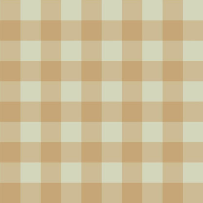 Check Brown Green Wallpaper
