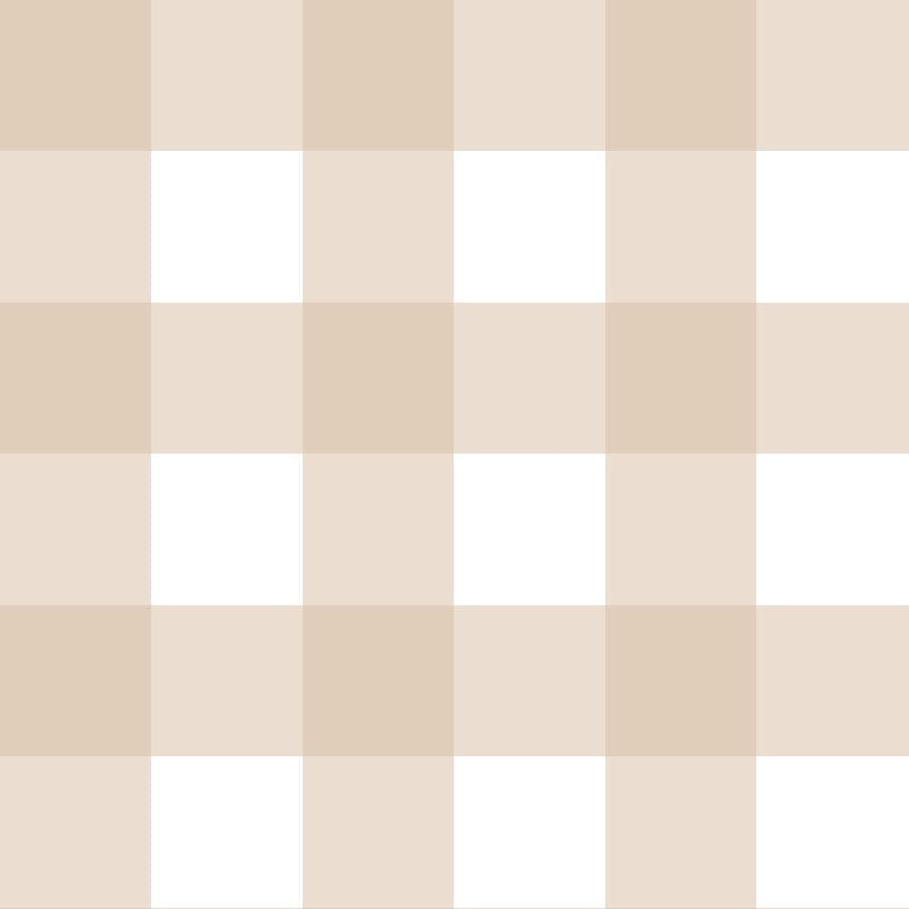 Check Classic Wallpaper - Beige