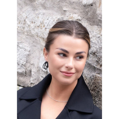 Cherie Boho S Earrings - Rose Gold and Silver