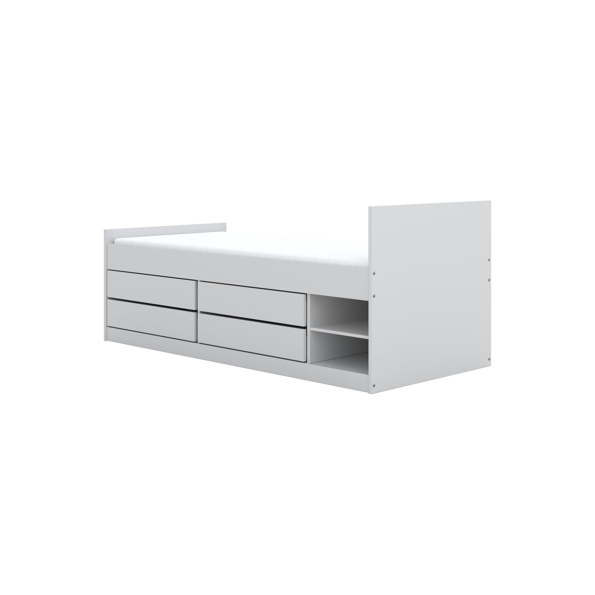 Children's Bed Leon - White