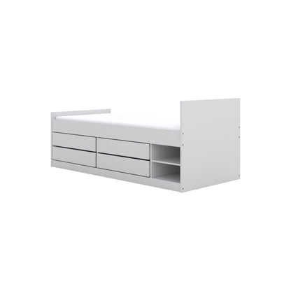 Children's Bed Leon - White