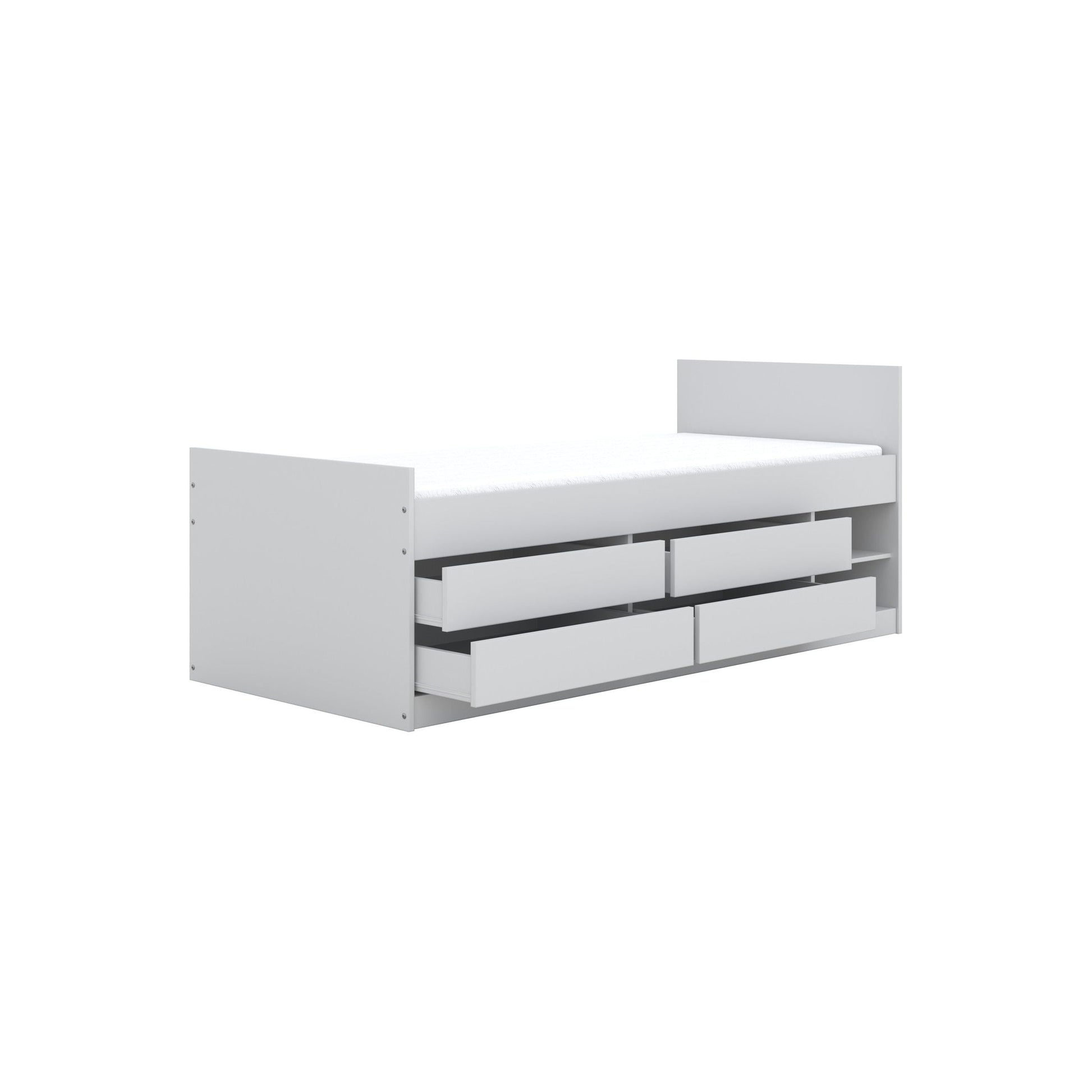 Children's Bed Leon - White