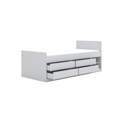 Children's Bed Leon - White