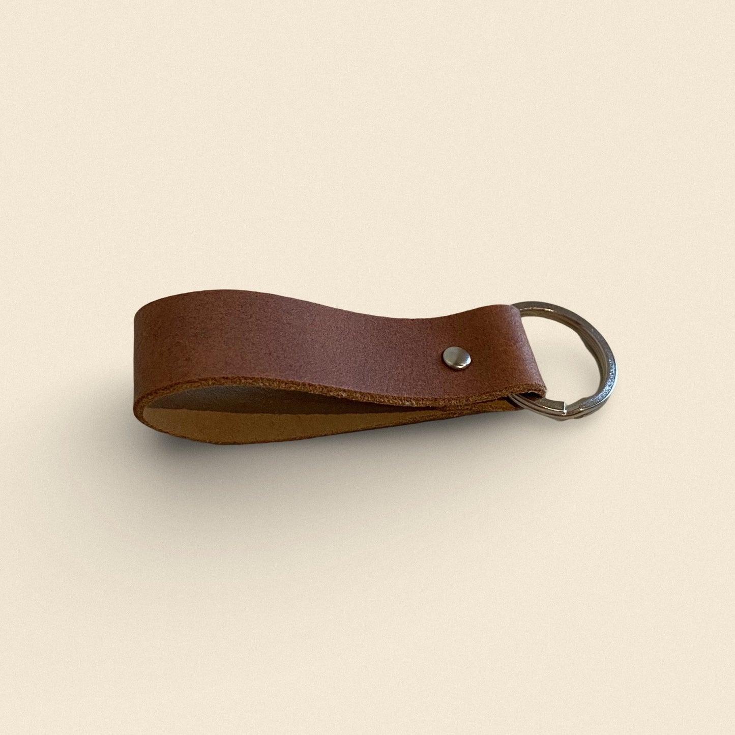 Handmade Leather Keychain - Classic Loop