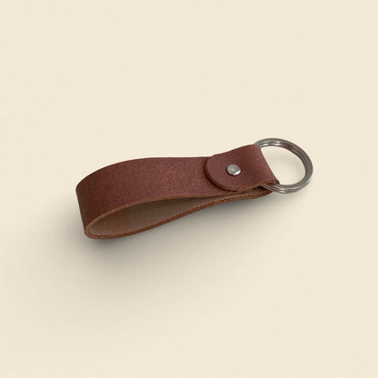 Handmade Leather Keychain - Top Loop