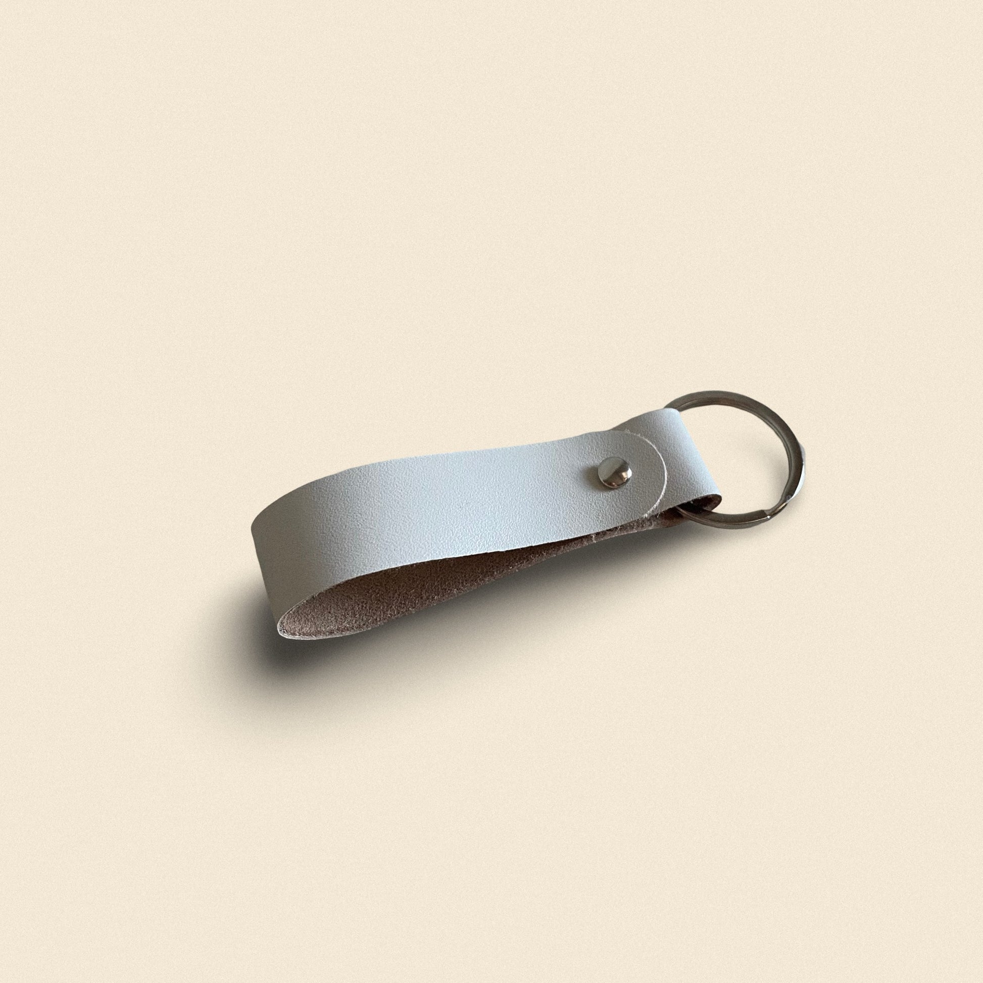 Handmade Leather Keychain - Bottom Loop