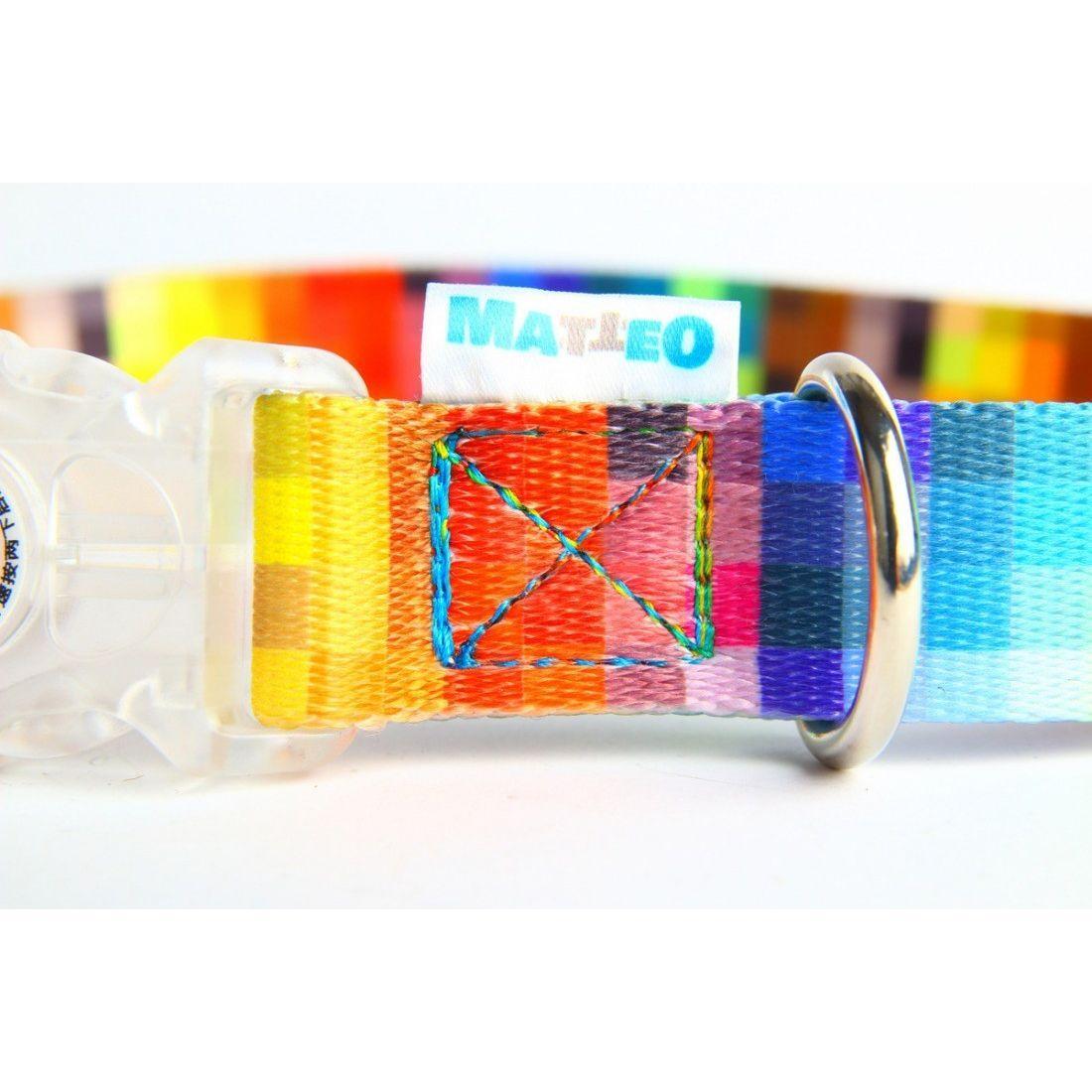 Collar With A LED Plastic Buckle  - Pixels