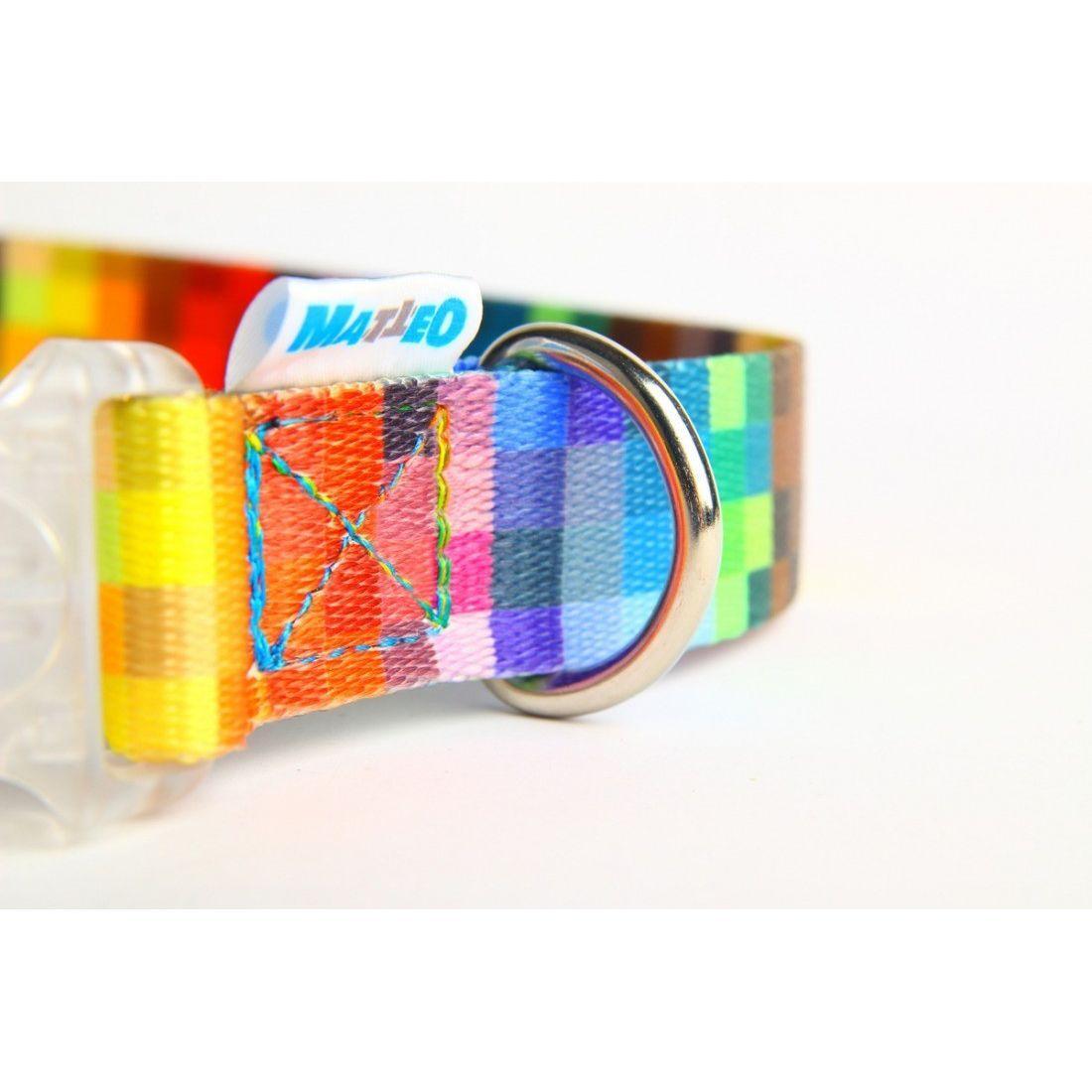 Collar With A LED Plastic Buckle  - Pixels