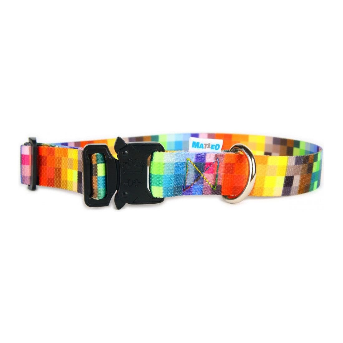Collar With A Metal Buckle - Pixels