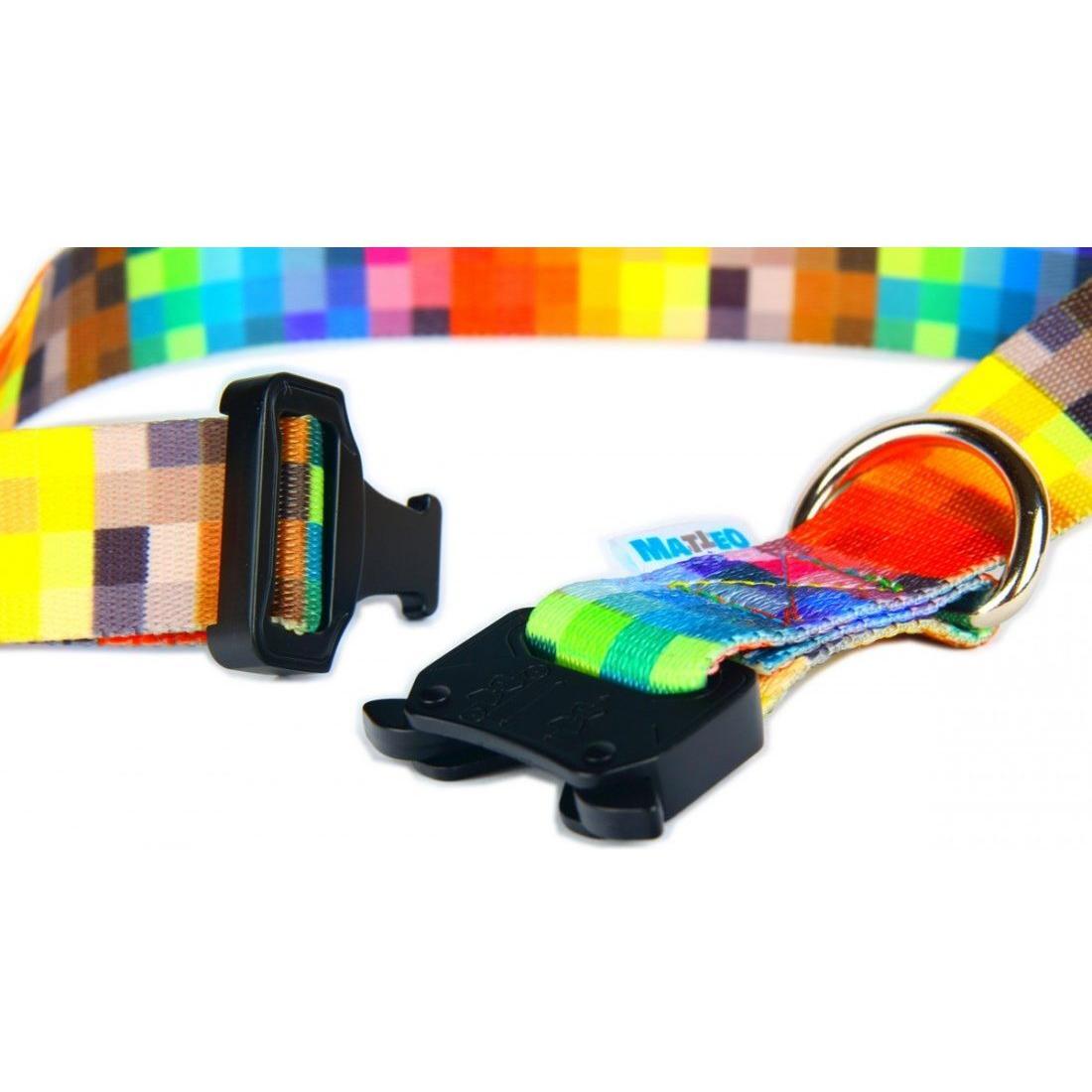 Collar With A Metal Buckle - Pixels