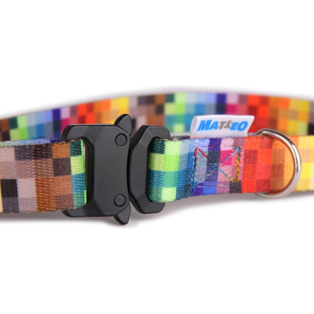 Collar With A Metal Buckle - Pixels