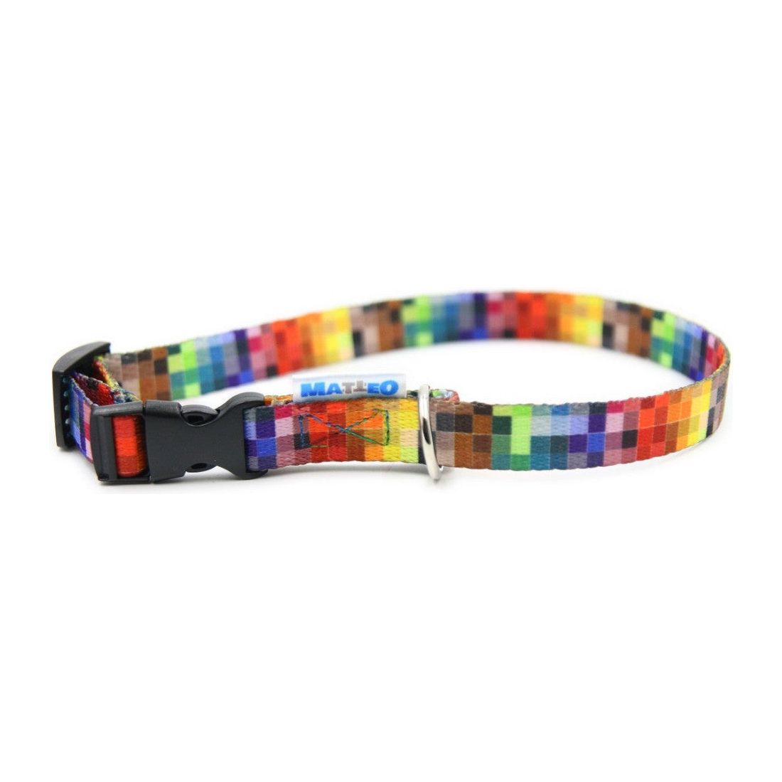Collar With A Plastic Buckle - Pixels
