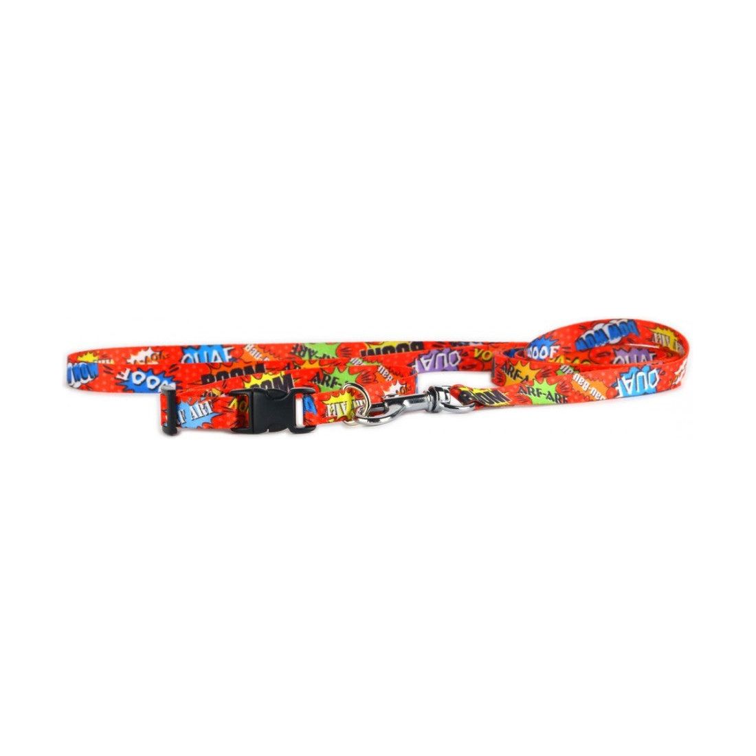 Collar With A Plastic Buckle - Red Graffiti