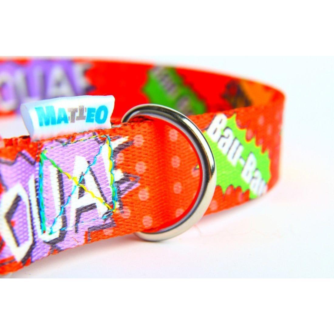 Collar With A Plastic Buckle - Red Graffiti
