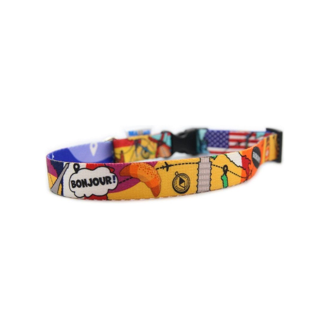 Collar With A Plastic Bucle – Travel
