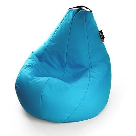 Säkkituoli Qubo™ Comfort 120 Wave Blue POP FIT - Kotikauppa