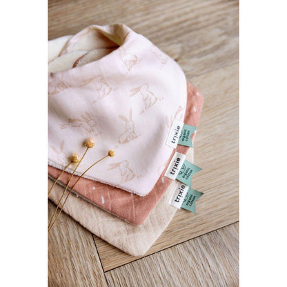 Cotton Bandana Scarves 3-pack mix - Rosy Rabbit