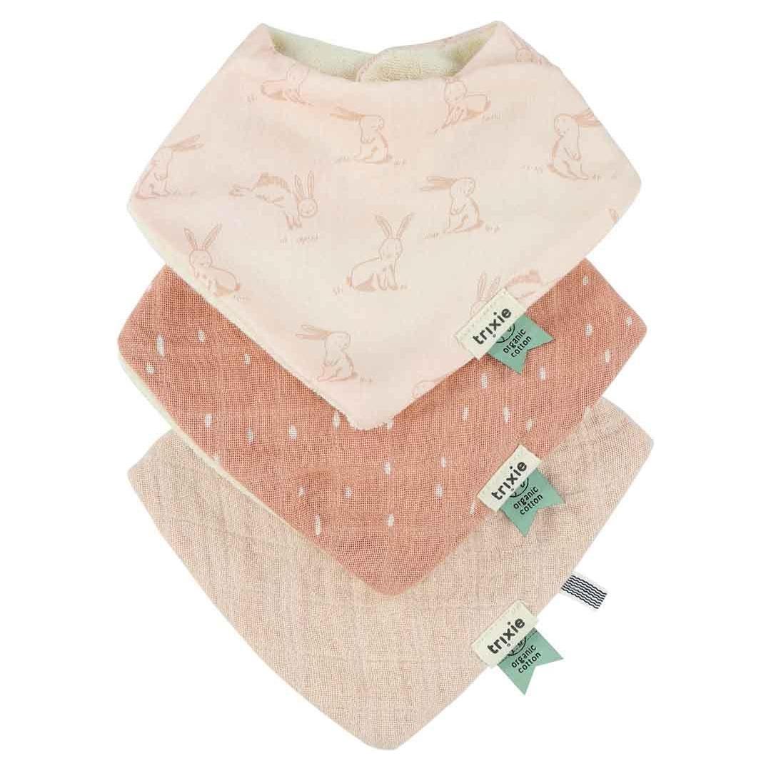 Cotton Bandana Scarves 3-pack mix - Rosy Rabbit