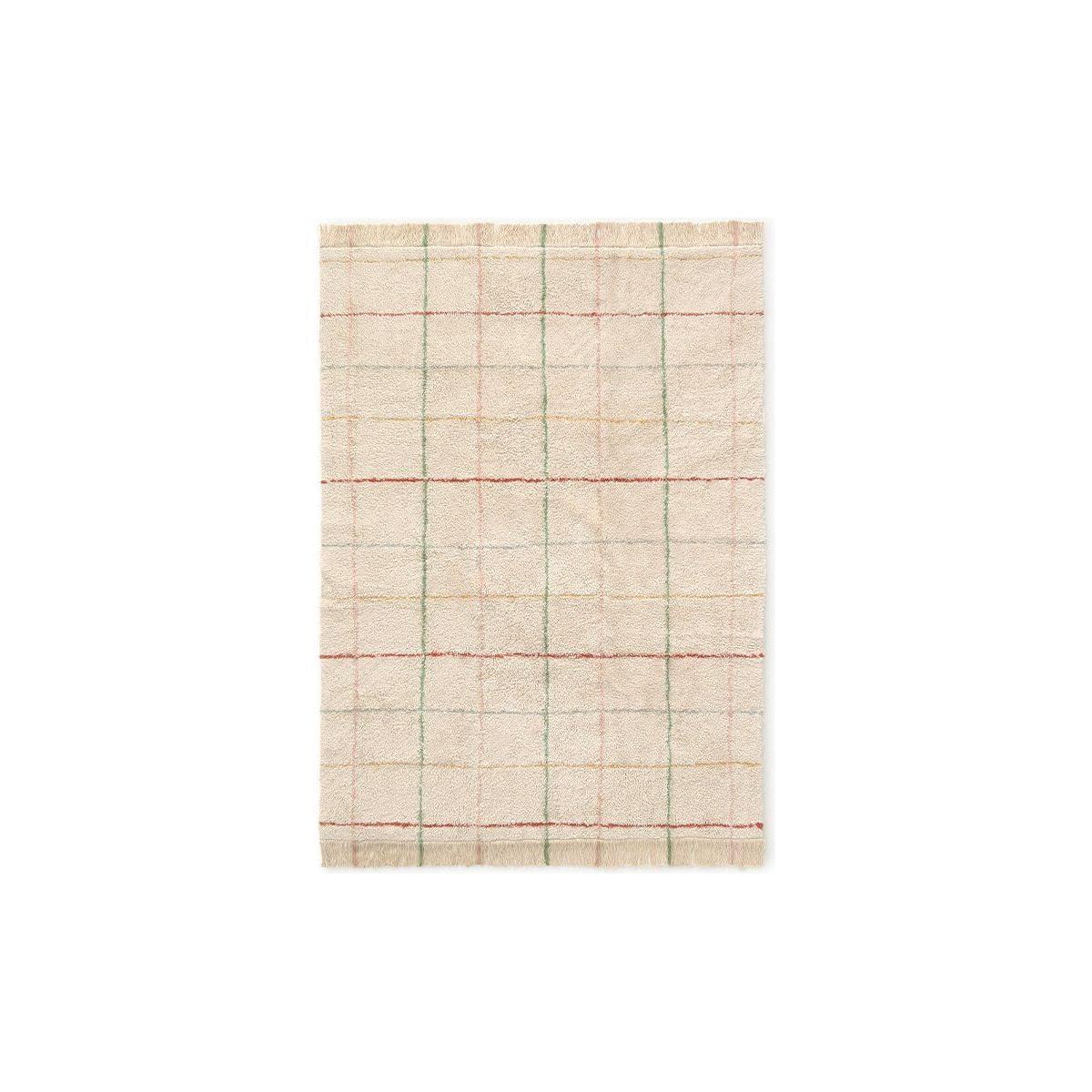 Washable Rug Colorful Lines, 90 x 130 cm