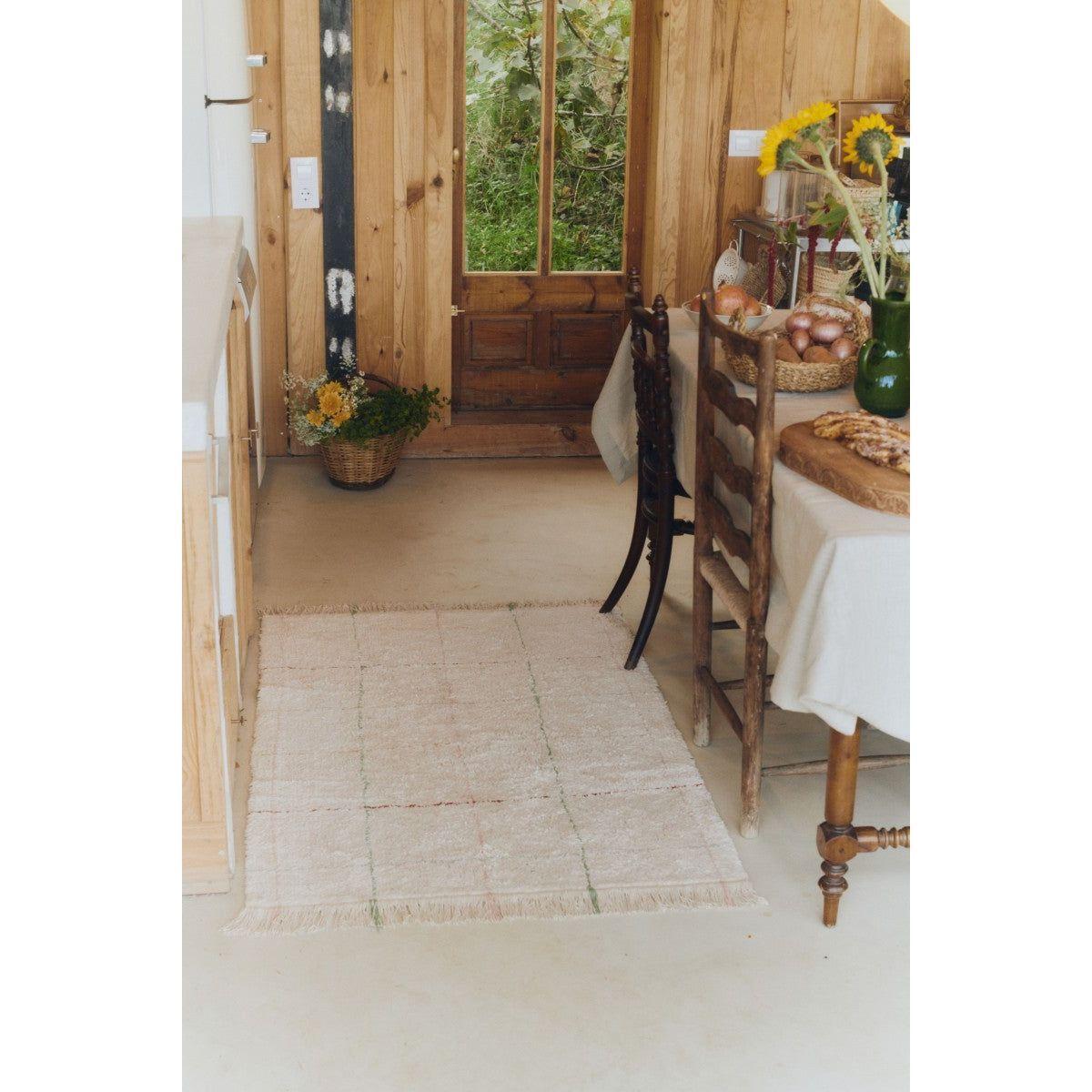 Washable Rug Colorful Lines, 90 x 130 cm