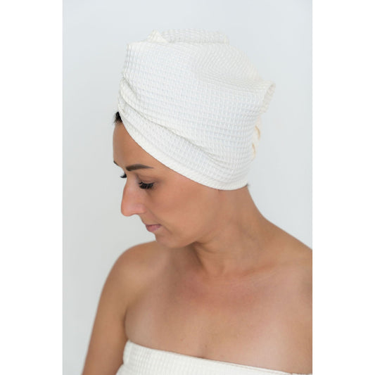 Cotton Waffle Hair Towel/Turban