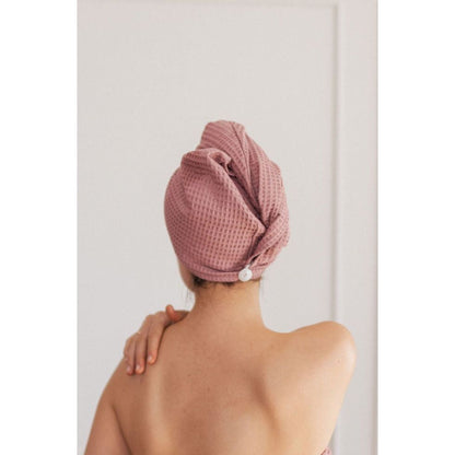 Cotton Waffle Hair Towel/Turban