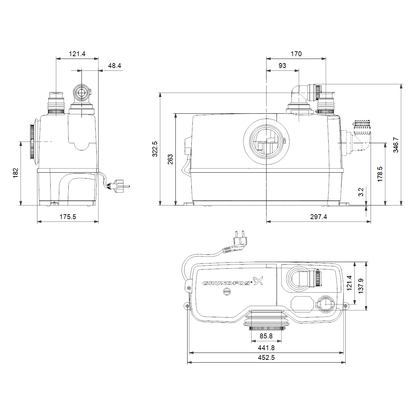 PIENPUMPPAAMO GRUNDFOS SOLOLIFT2 WC-1 1XTULOYHDE