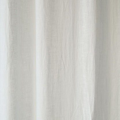Pellavaverho (tankoon sidottavat) - Valkoinen - 2 kpl Setti - Linen Tales