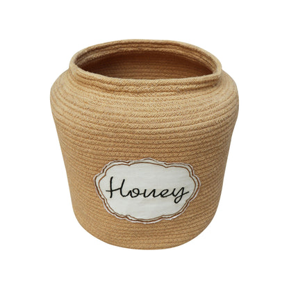 Decorative Basket Honey Pot 