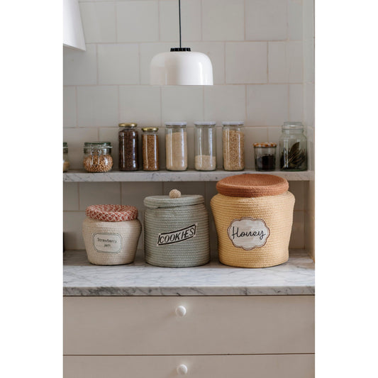 Decorative Basket Honey Pot 