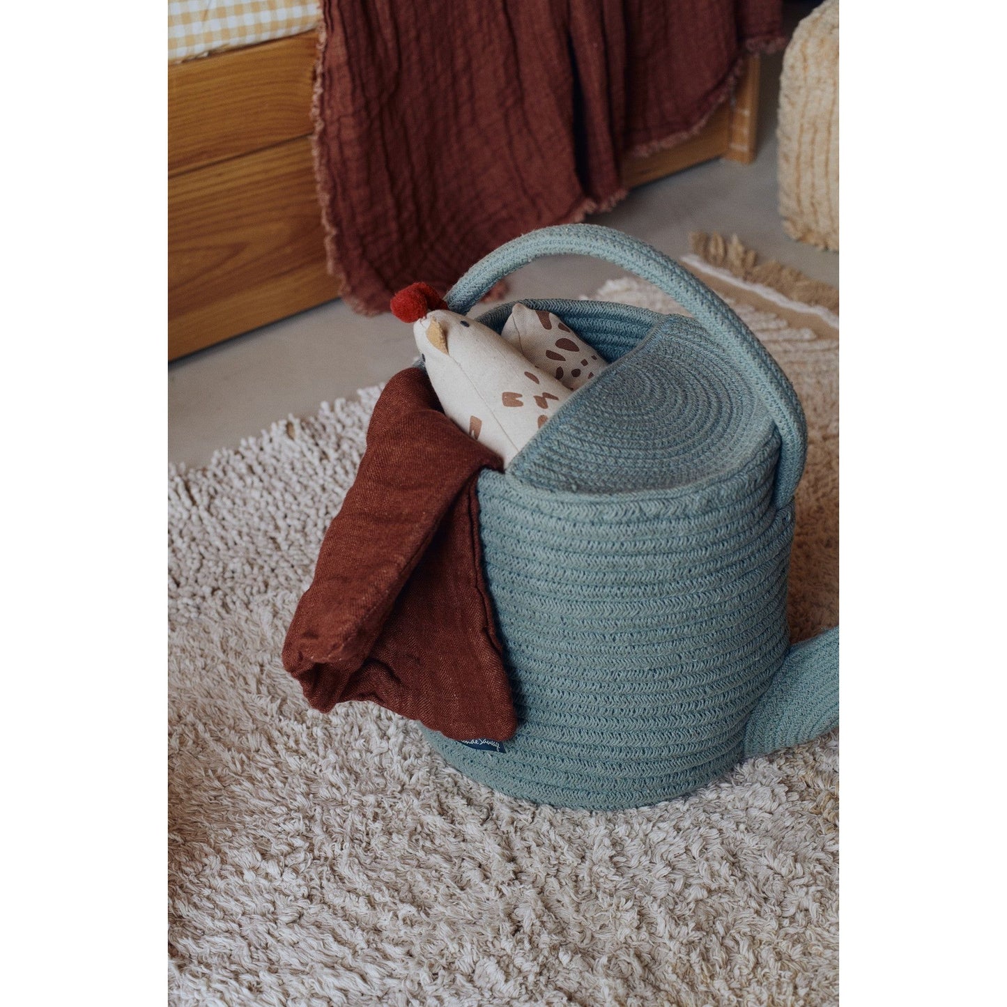 Decorative Basket Watering Can