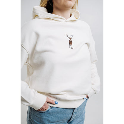 Deer Hoodie - Cream