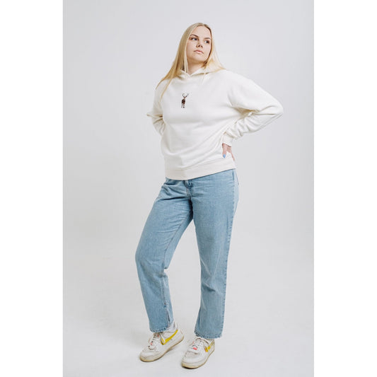 Deer Hoodie - Cream